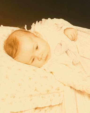 Baby webmaster - 35 years ago :-)